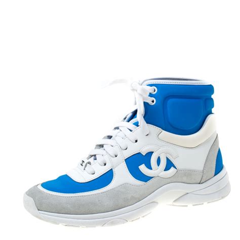 chanel high top sneakers womens|Chanel high top sneakers 2021.